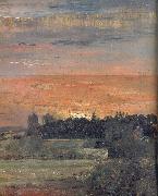 John Constable View towards the rectory oil painting reproduction